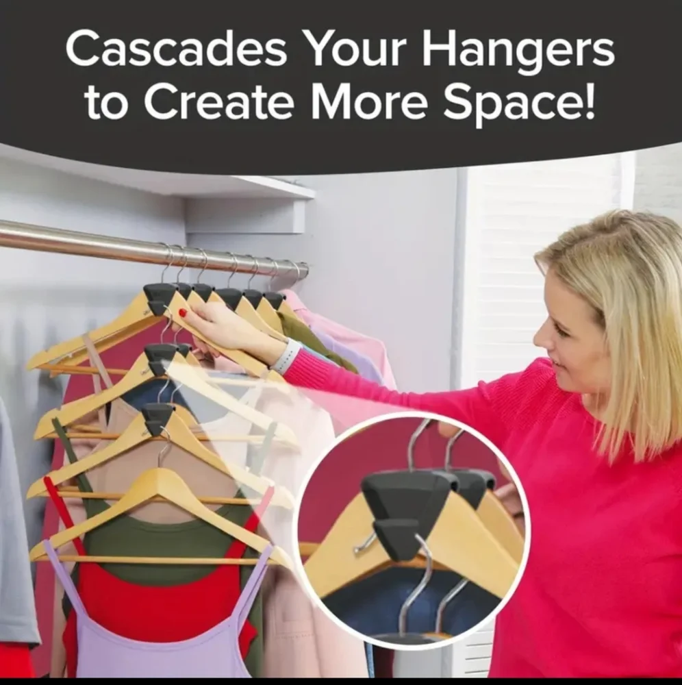 : 36 New Space saver Triangles Hanger Hooks Closet clothes Organizer